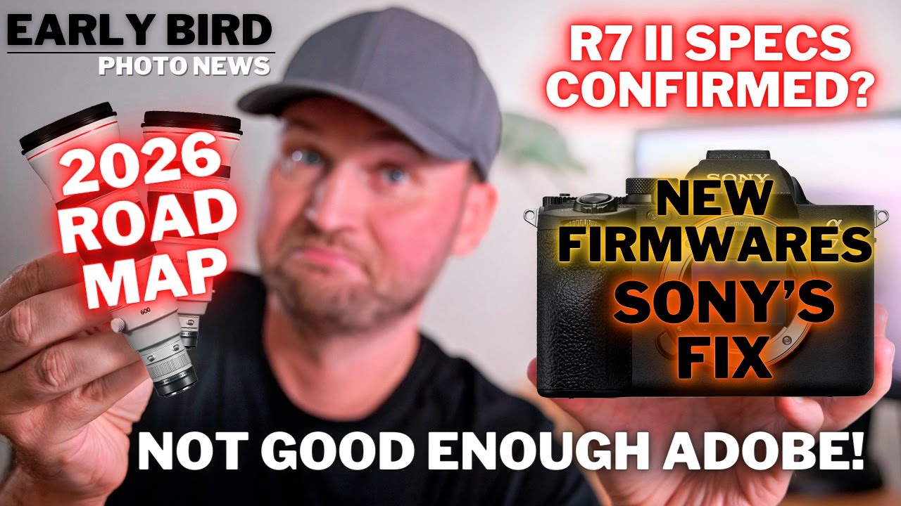 Canon's SURPRISING Plans | 2026 Camera & Lens Road Map! | Sony's Fix! | The End Of The 500mm lens?