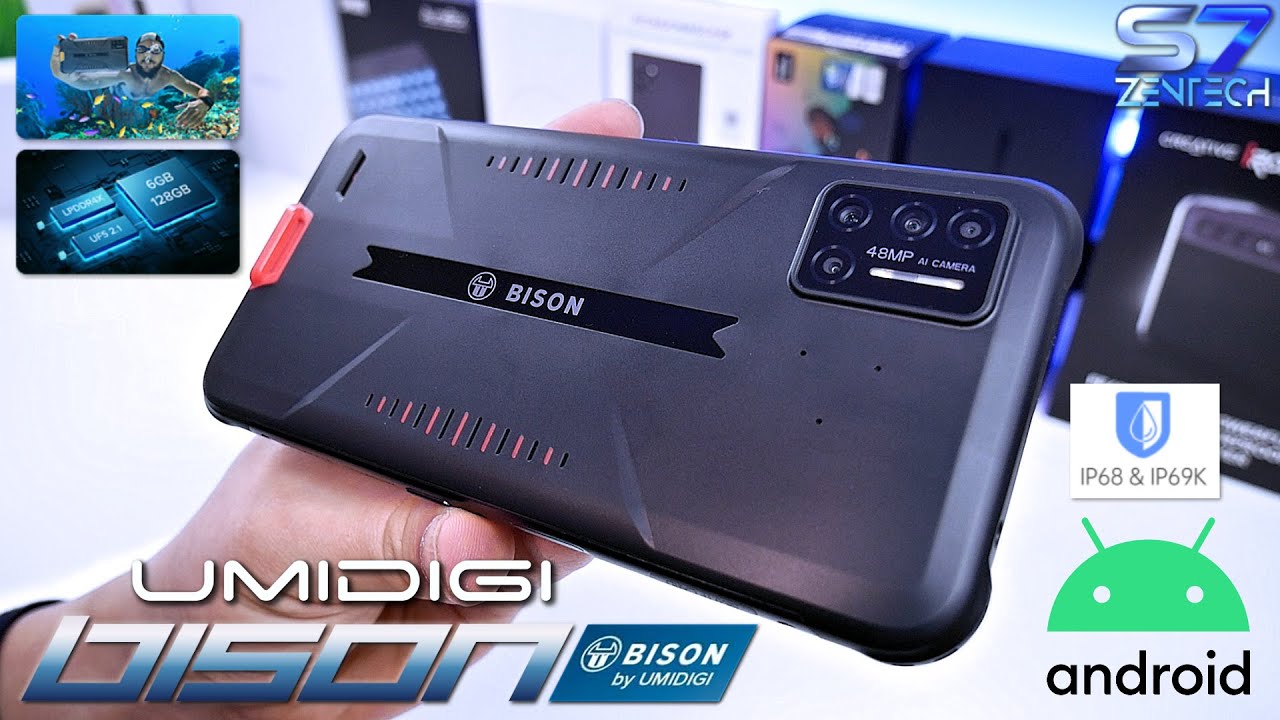 UMIDIGI Bison | Rugged IP68/69K Phone | 48MP Matrix Quad Camera | Quick Unboxing, Design & Hands-on
