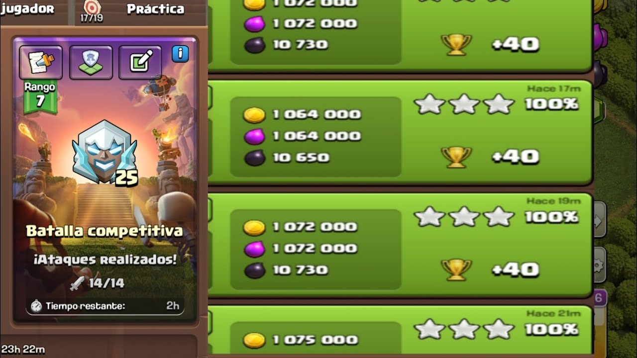 Subiendo a Titanide 26 con un TH16. DRAGONES Y TOTEMS