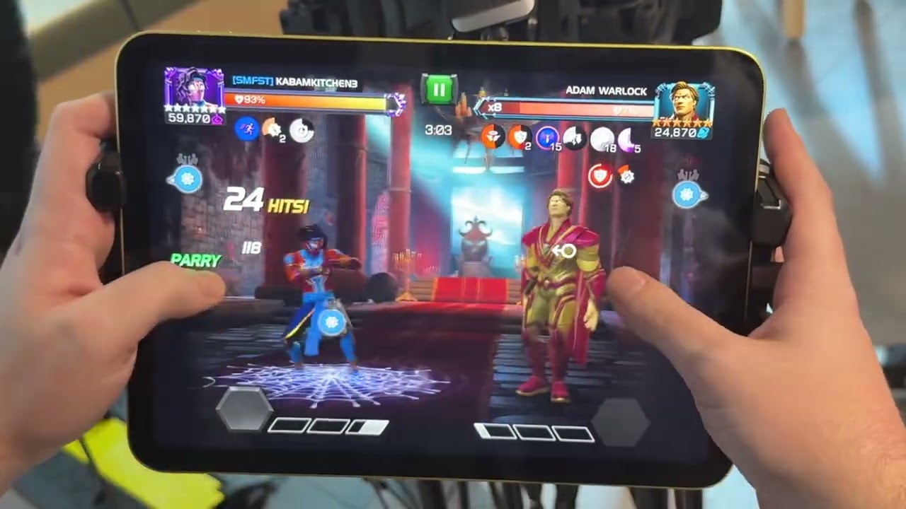 Первый взгляд на игровой процесс Alliance Coliseum (точка зрения Seatin) &mdash; Marvel Contest of Cham...