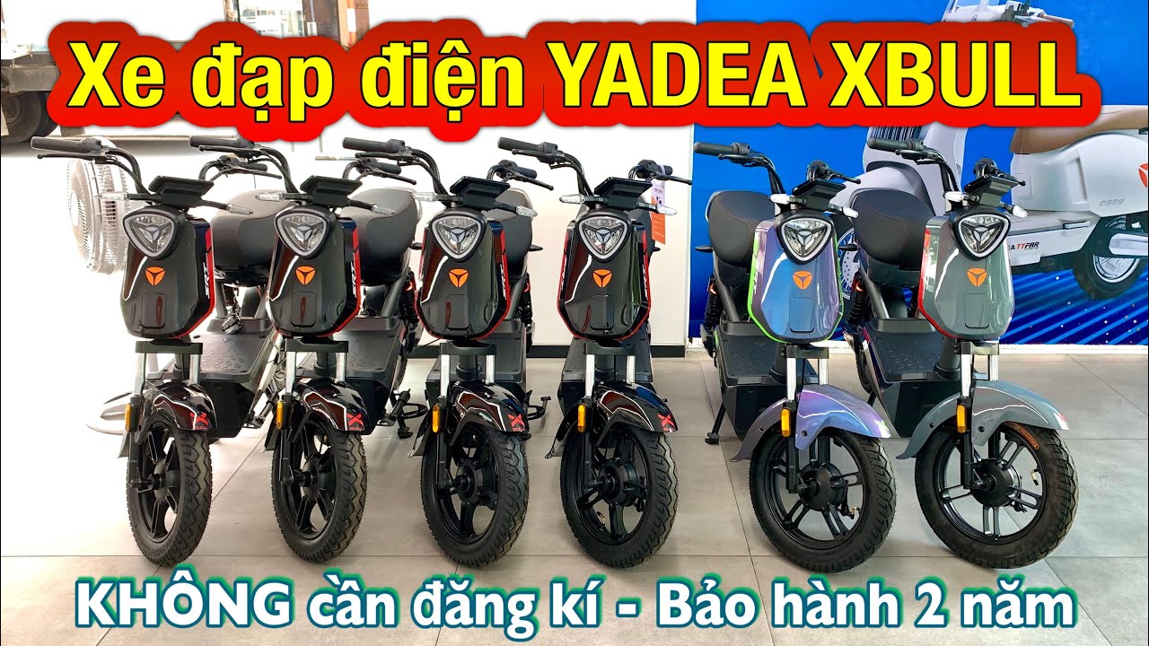 [Review_Báo giá] Xe đạp điện Yadea XBull KHÔNG cần đăng kí - Bán trả góp #xedapdiengiare #yadeaxbull