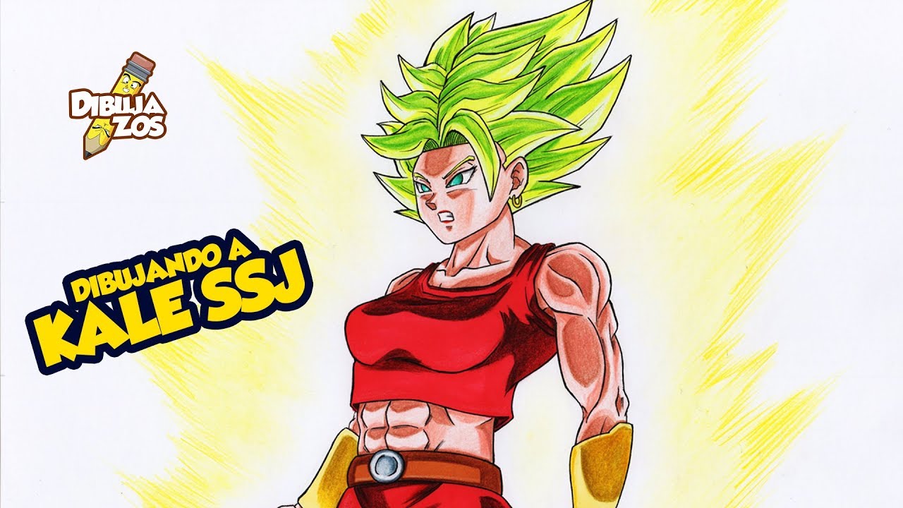 DIBUJANDO A KALE SSJ / KEERU SSJ | DRAWING KALE SS | DIBUJAZOS