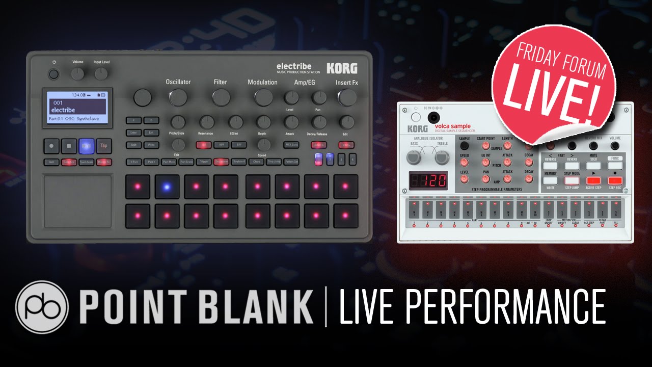 Live Sequencing, Sampling & Jamming w/ Korg Volca & Electribe EMX2
