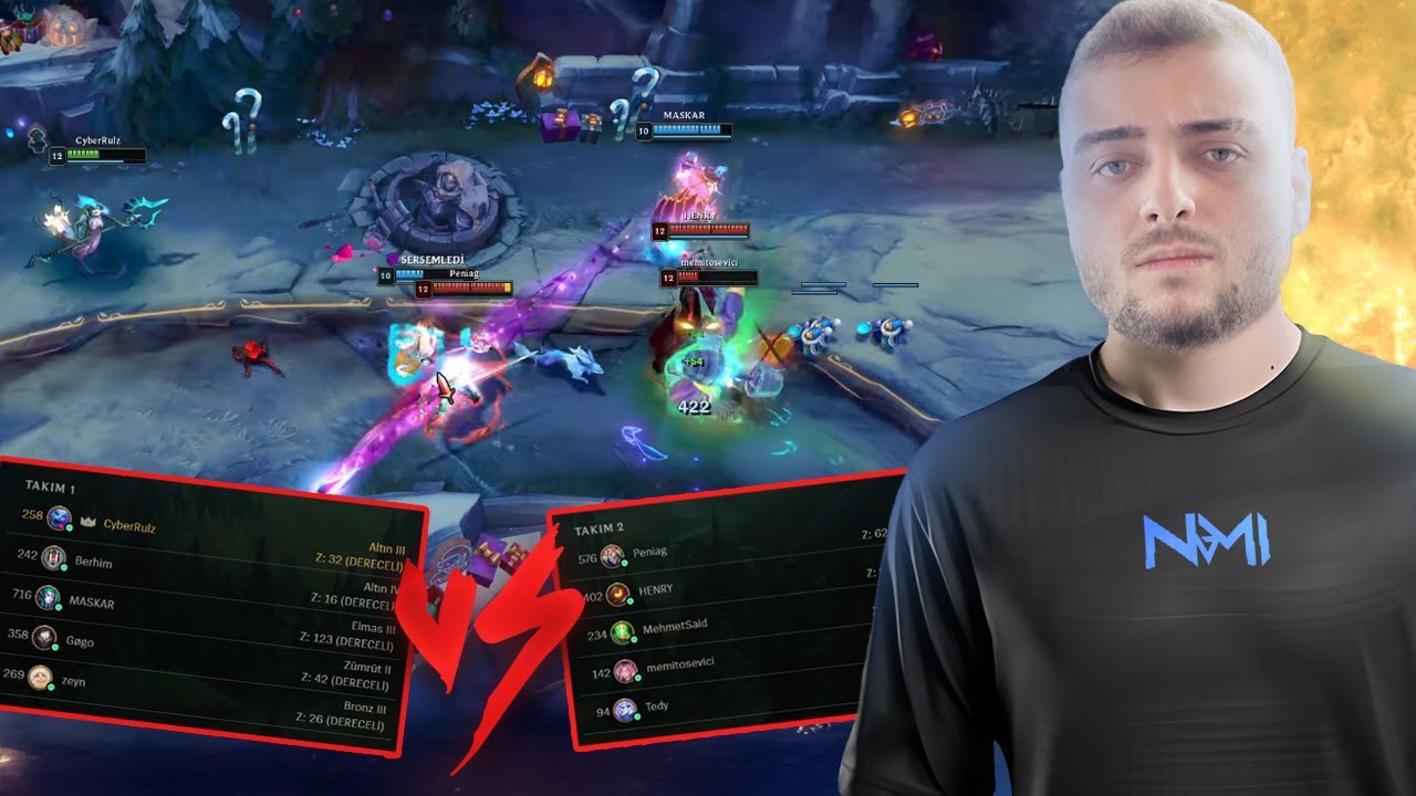 @CyberRulzTv  YAYINDA EKİPLE LEAGUE OF LEGENDS KANLI 5VS5