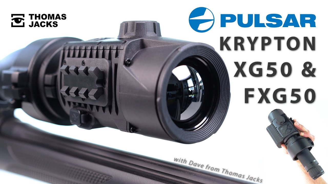 The Pulsar Krypton FXG50 and XG50 Thermal image rifle scope attachment