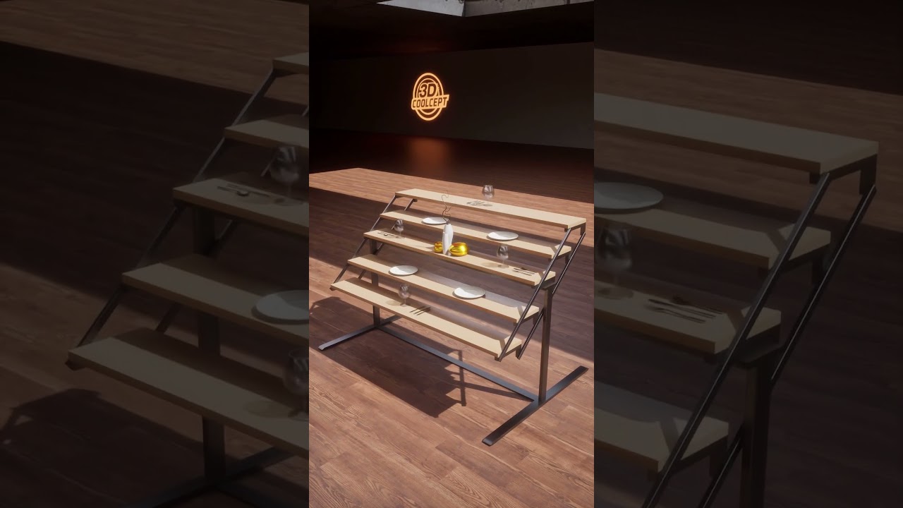 Transformable Table into Shelves | Smart Space-Saving Furniture Design