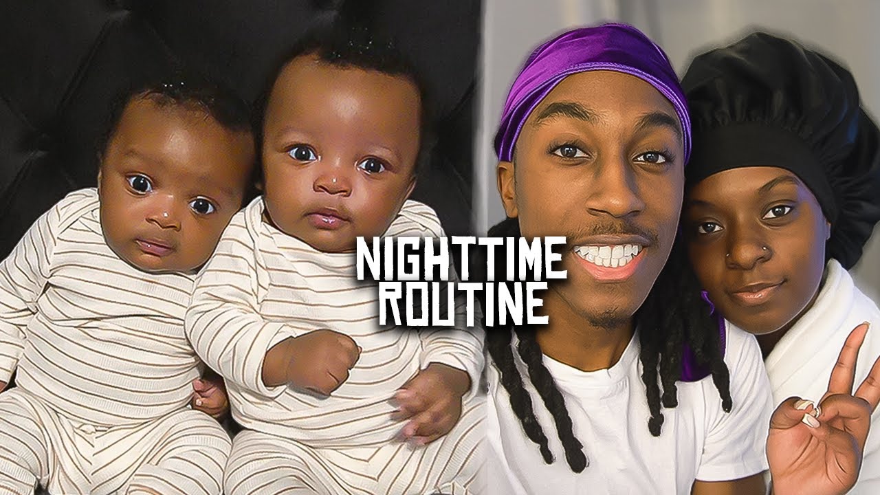 Our Night Time Routine W/ NEWBORN TWINS!