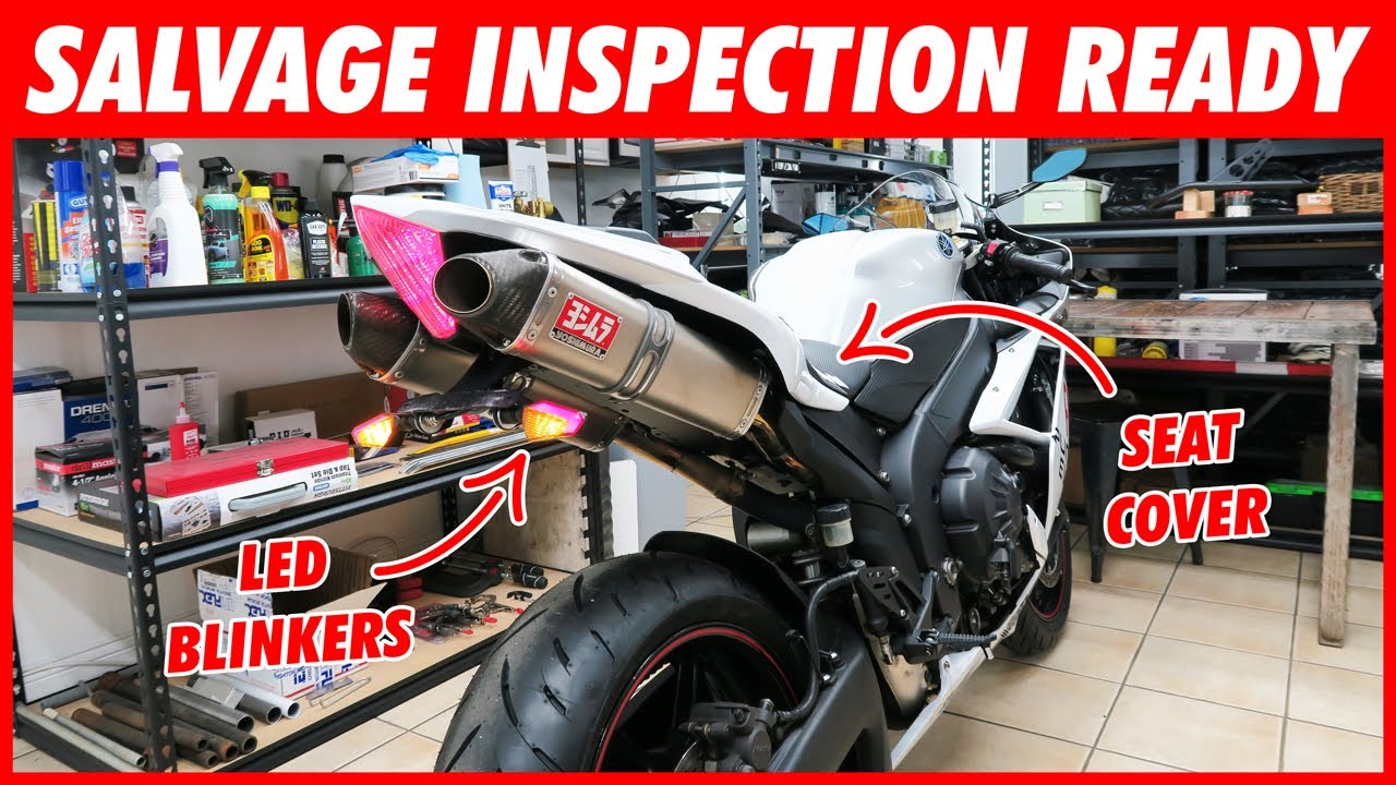 LED Turn Signals on Yamaha R1 + Seat Cover Change and AliExpress Mirrors