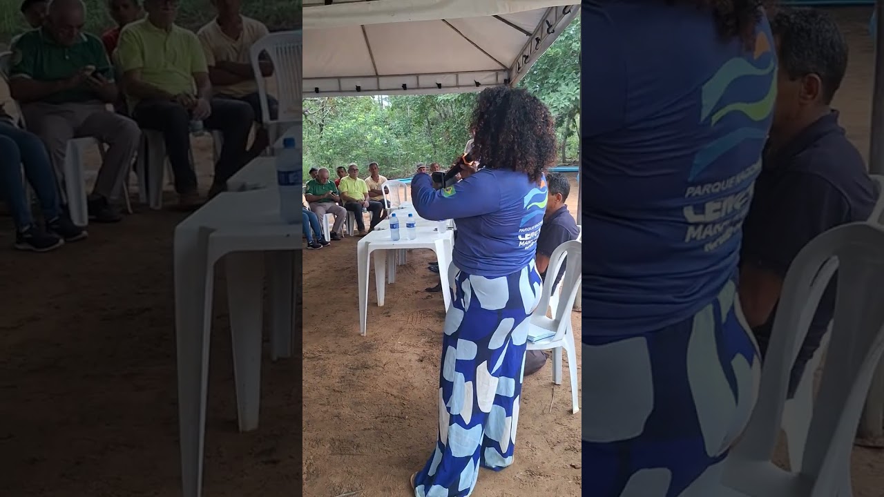 Liderança Jovem Raimara do PARNA Lençóis participa da Audiência Pública do TC PAEST Mirador.