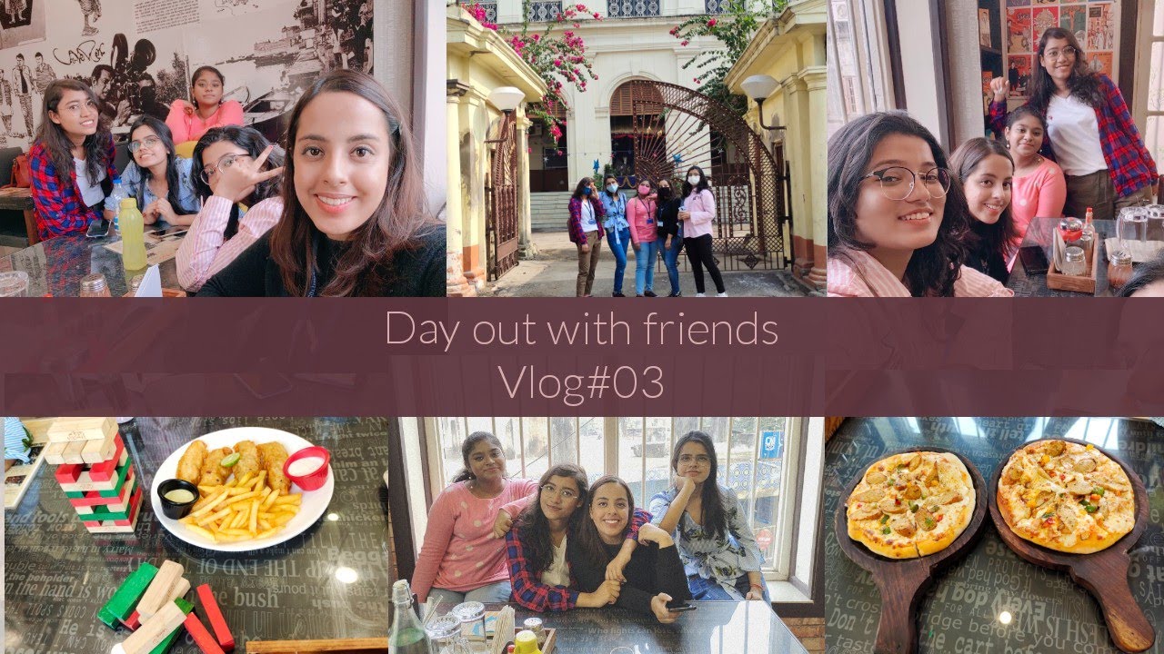 Vlog #03 || Day out with friends || Cafe Coffee O Kobita || Scottish Church College || Sheril Mary