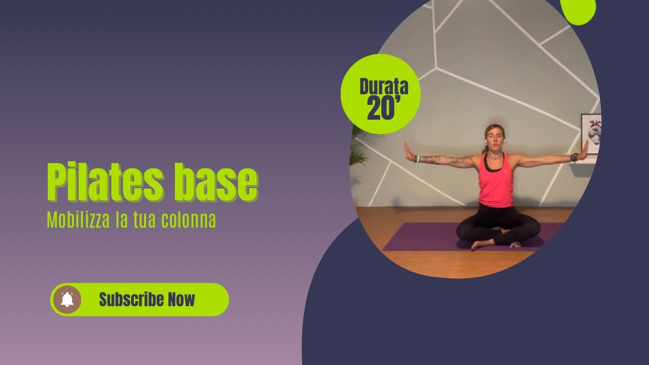 Schiena senza dolore con questa routine - Lezione base di Pilates