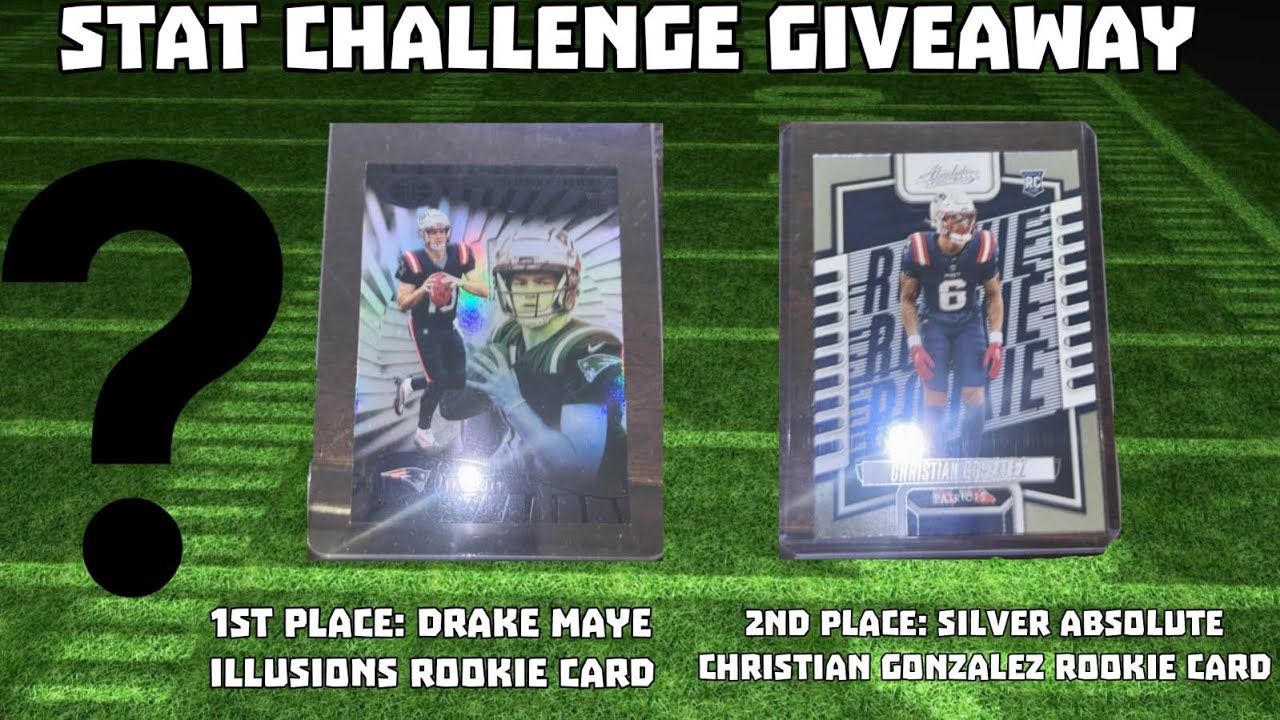 Our Latest Stat Challenge giveaway  #giveaway  #podcast #nfl #patriots #LikeFollowShare