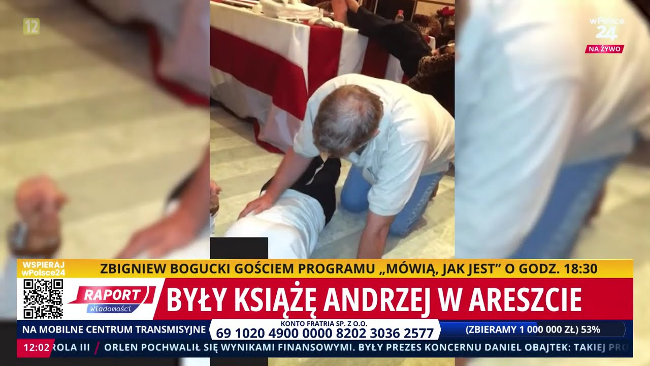 Z ostatniej chwili! Były Książę Andrzej w areszcie! Raport Wiadomości wPolsce24