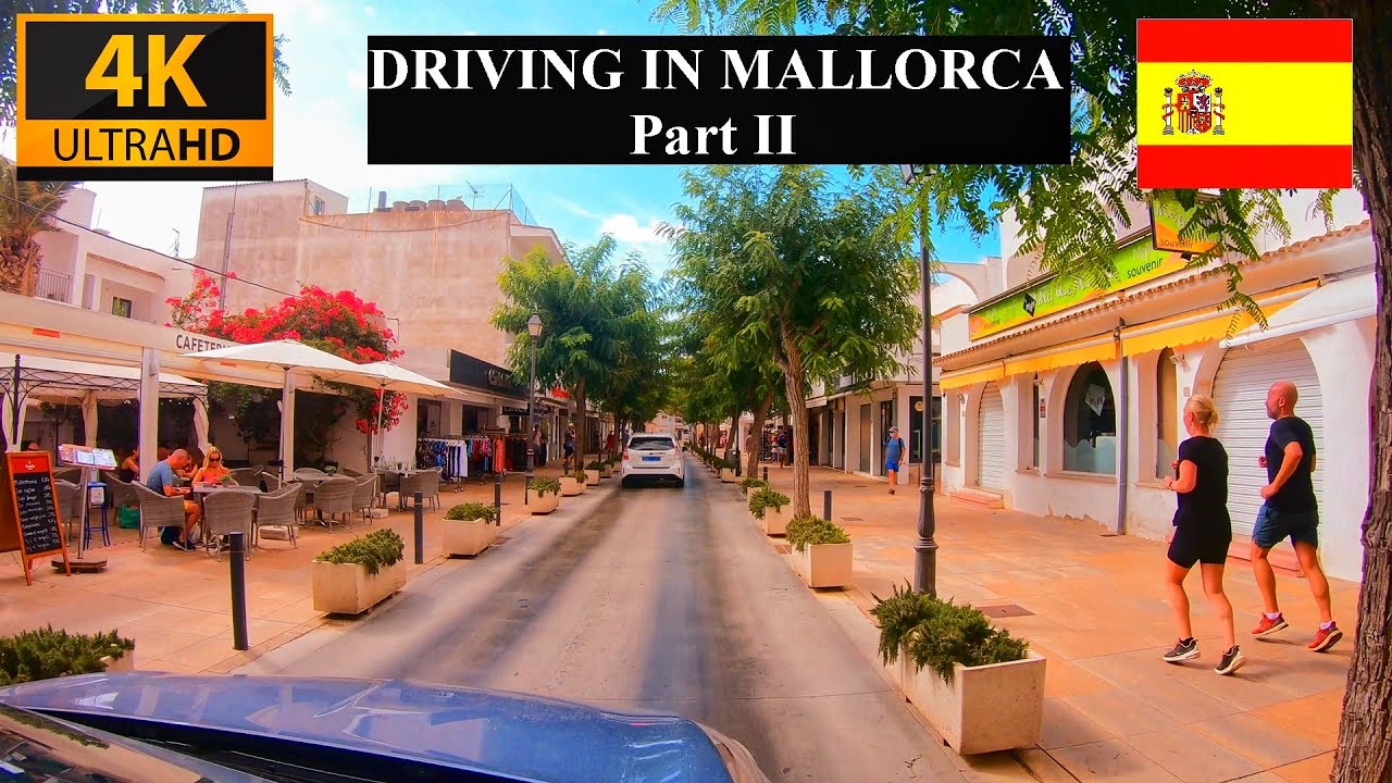Driving to Cala d'Or in Majorca Mallorca | Spain 4k