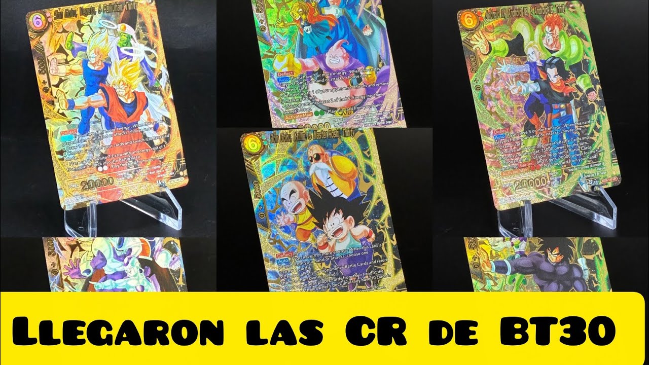 Llegaron las Concept Rare de BT30