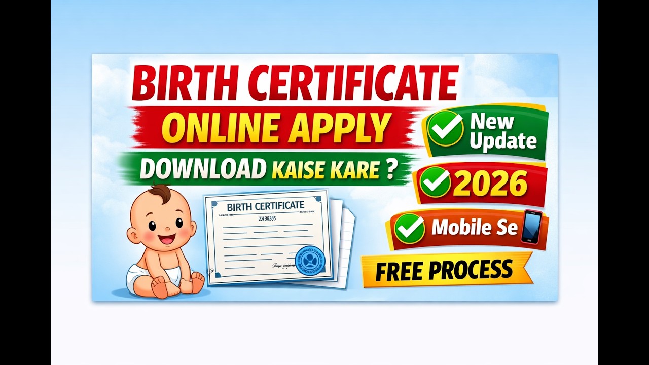 Birth Certificate Online 2026 | How to make Birth Certificate | How to make Janam Praman