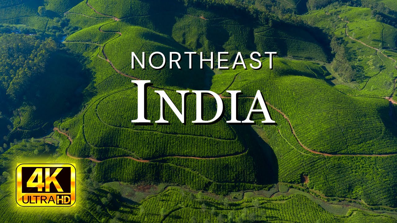 Northeast Of India in 4k - Aerial views of Northeast part of India 4k Ultra HD