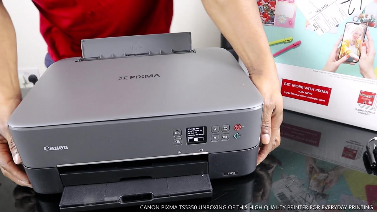 CANON PIXMA TS5350 РАСПАКОВКА ЭТОГО ВЫСОКОКАЧЕСТВЕННОГО ПРИНТЕРА ДЛЯ ПОВСЕДНЕВНОЙ ПЕЧАТИ