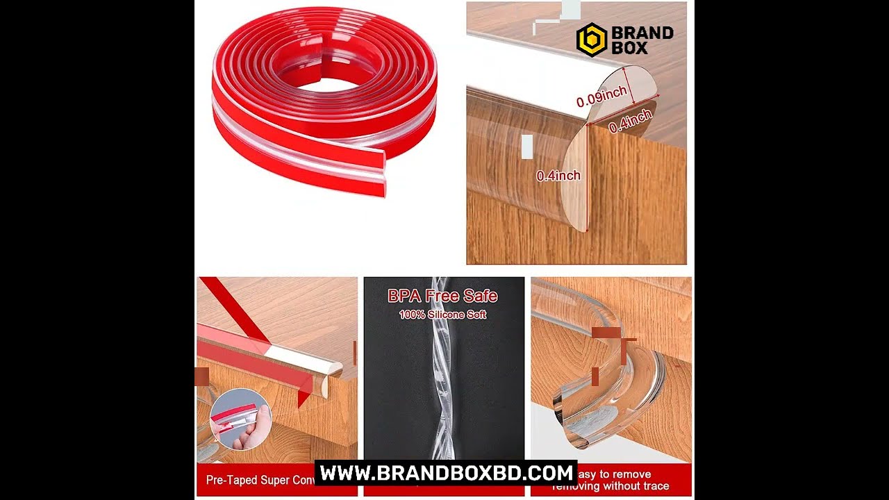 Silicone Strap Table Corner Protector Edge Safety Cover
