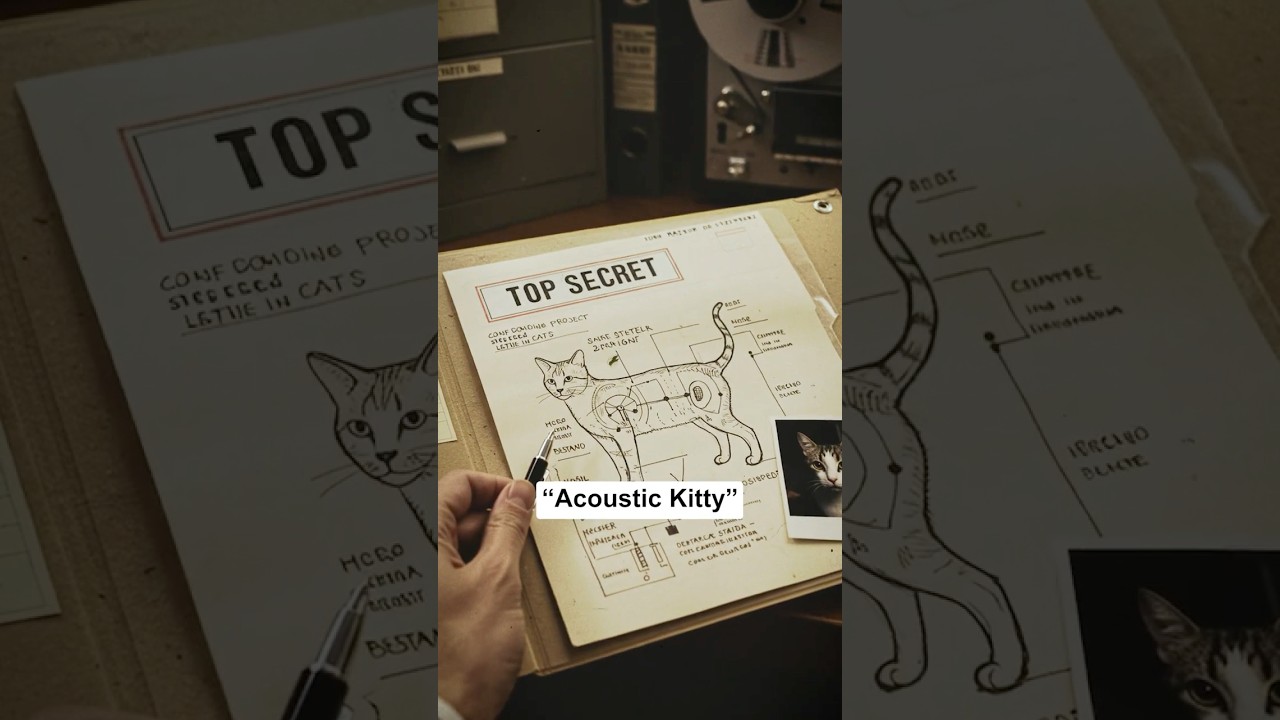 CIA SECRET Mission with a Cat in the Cold War