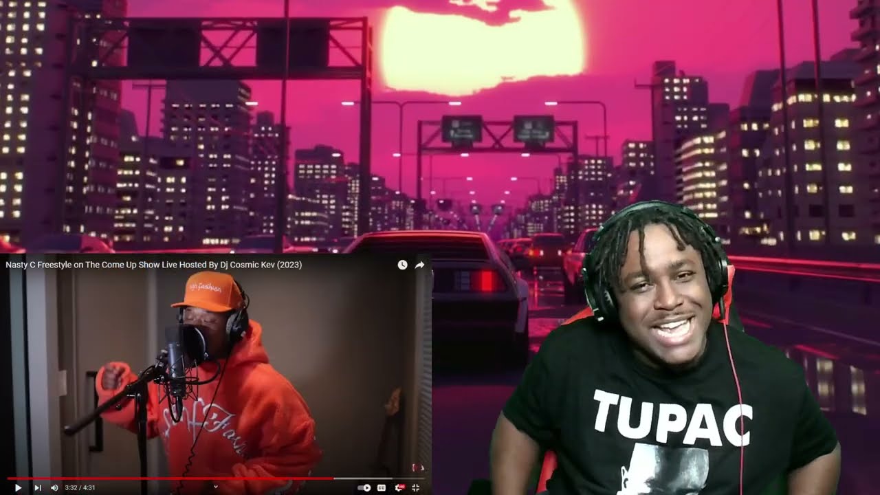 The Best Rapper Out Of Africa Nasty C Freestyle on The Come Up Show Live (Leoj Reacts)