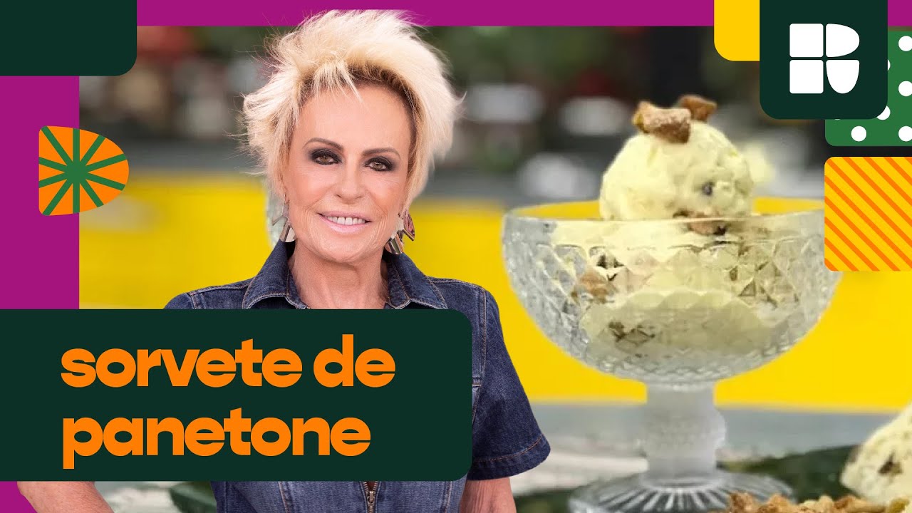 Sorvete de panetone de ANA MARIA BRAGA | #shorts