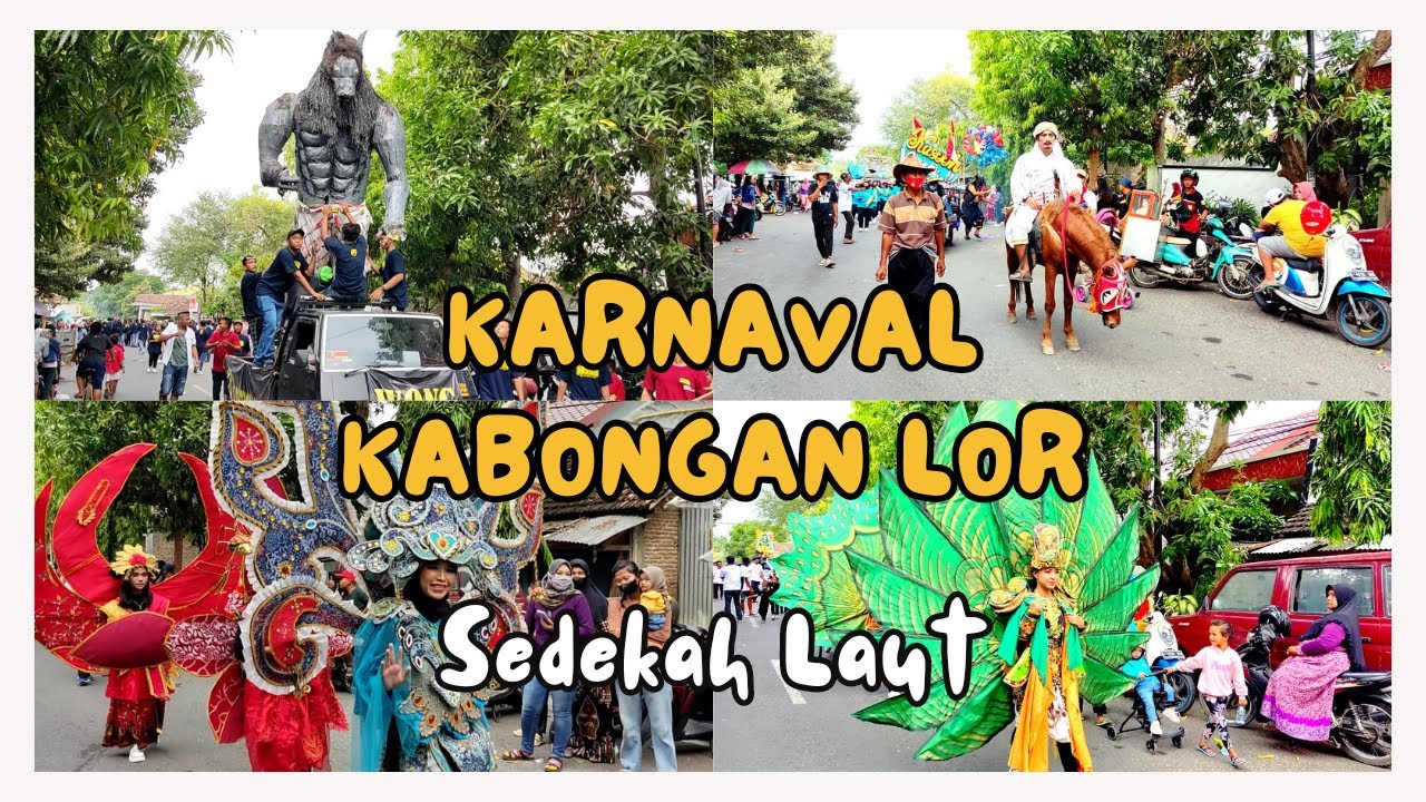 KARNAVAL DESA KABONGAN LOR REMBANG || SEDEKAH LAUT 2023