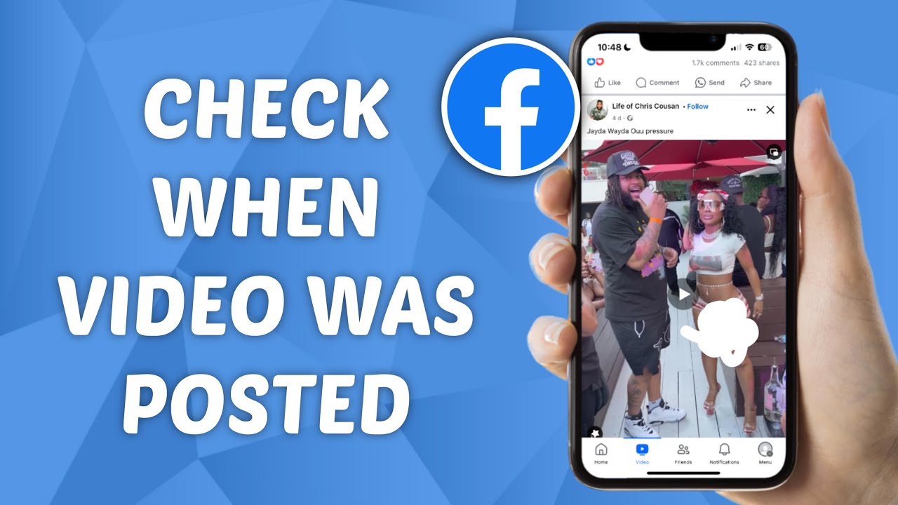 Как проверить, когда видео было опубликовано на Facebook