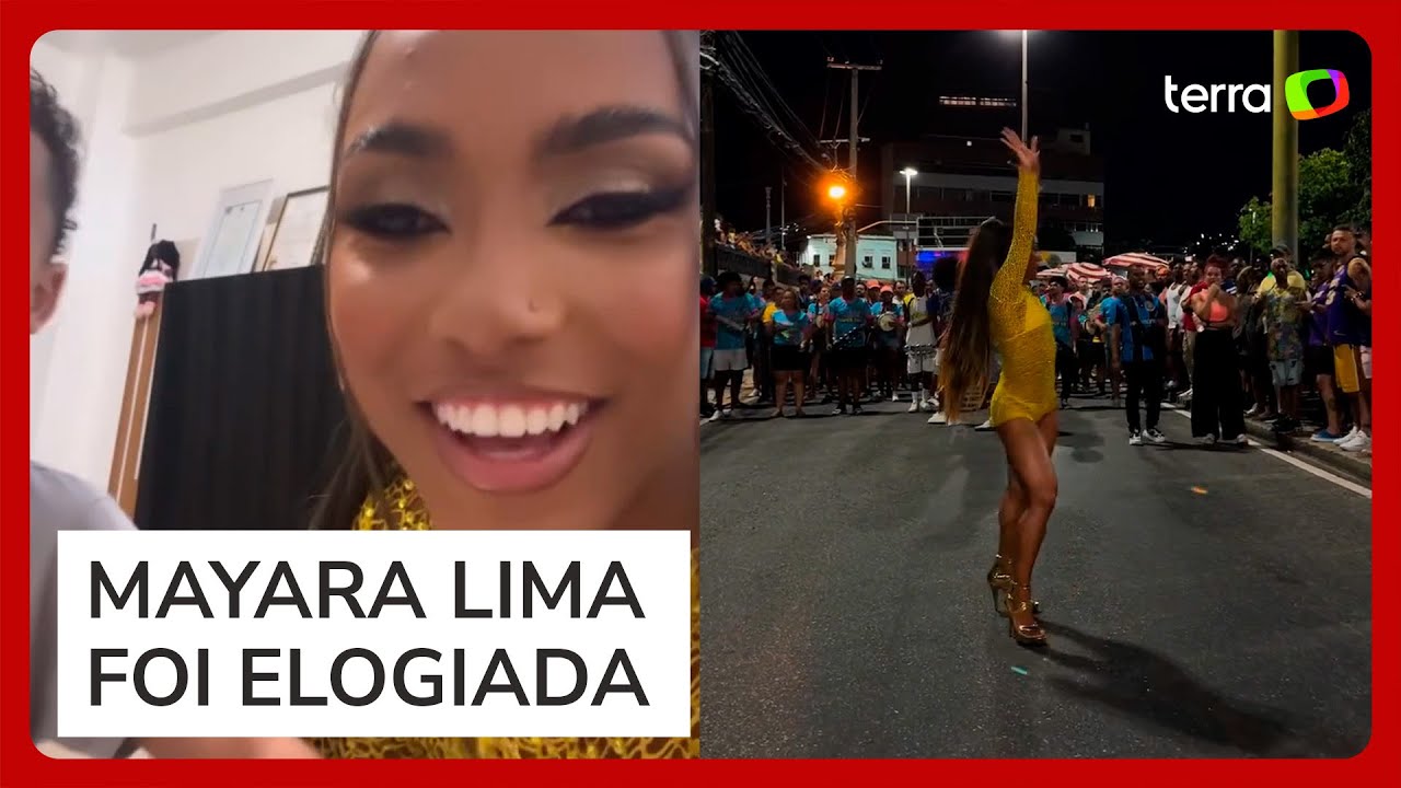Rainha de bateria da Paraíso do Tuiuti impressiona em performance durante ensaio de rua no RJ