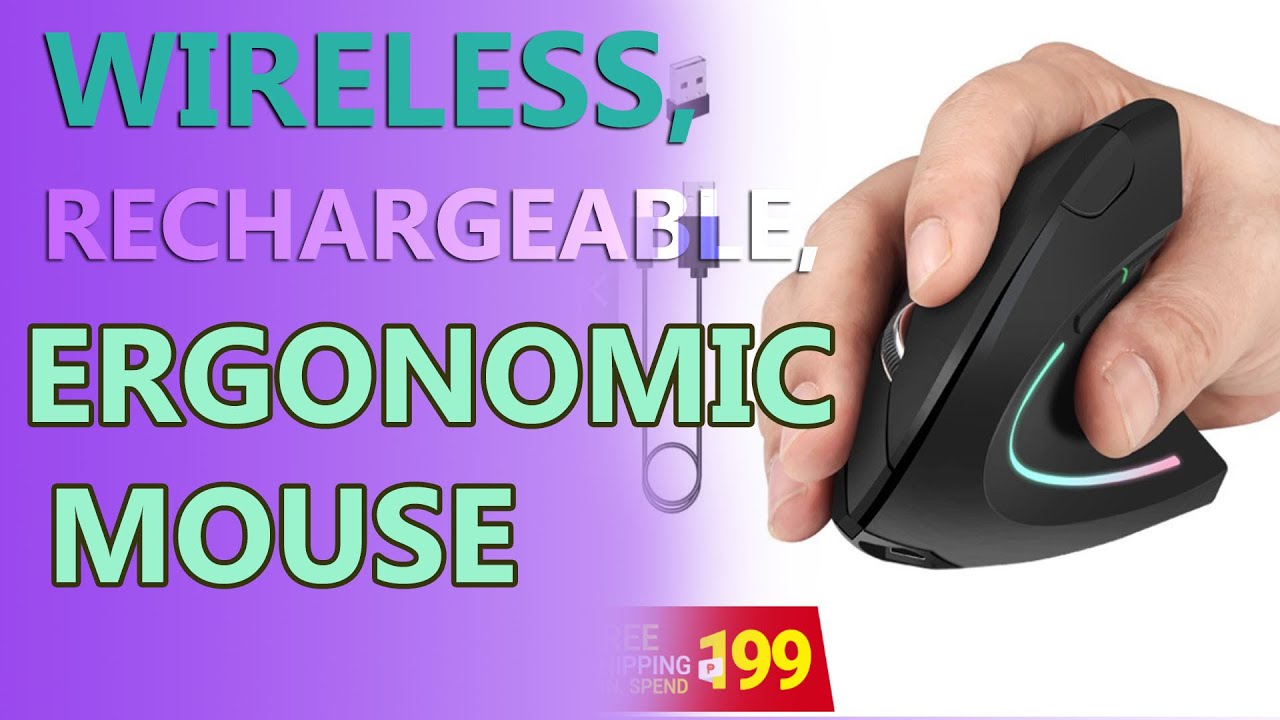 Ergonomic Wireless and Rechargeable Mouse -Maganda Kaya?- Pinoy Tech Tips