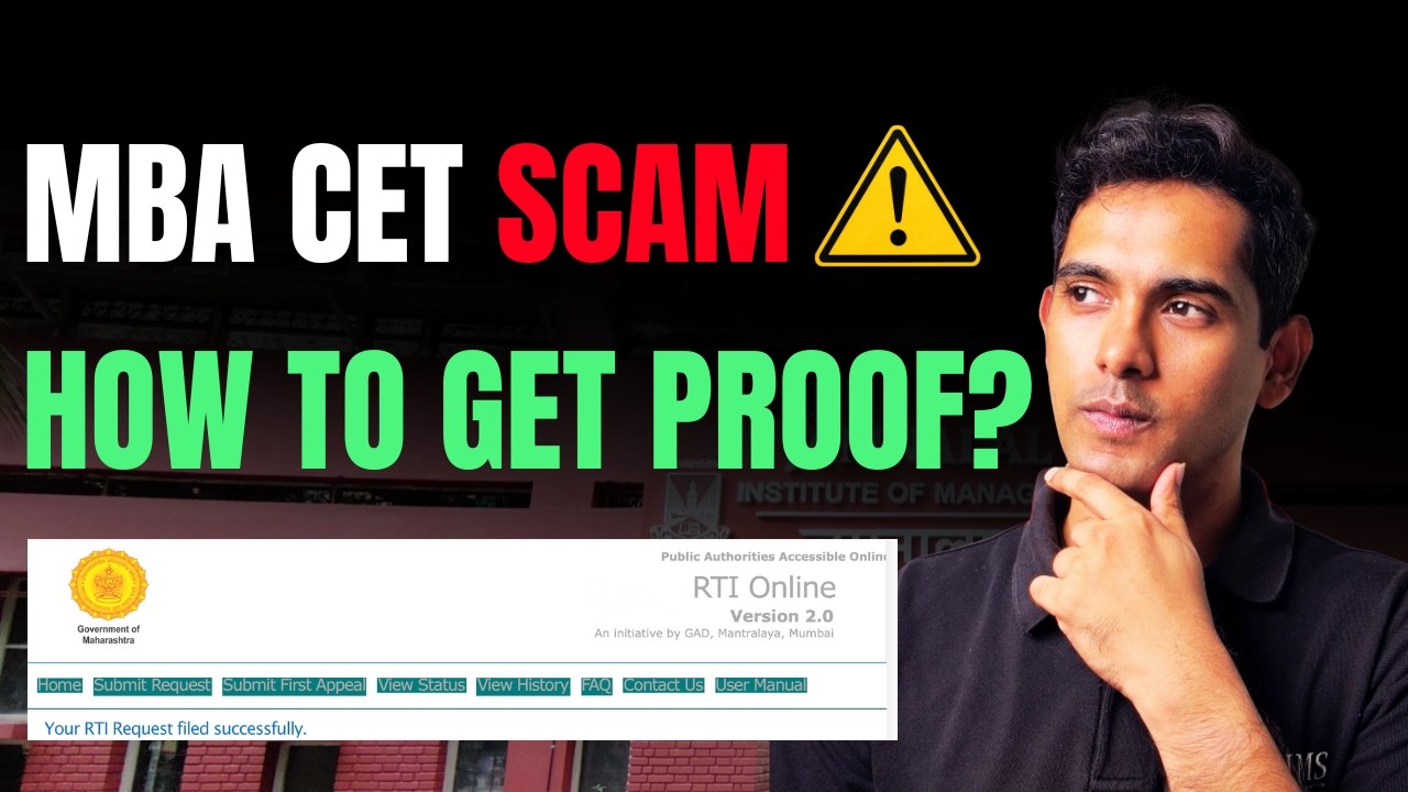 MBA CET SCAM Proof Kaise Milega?
