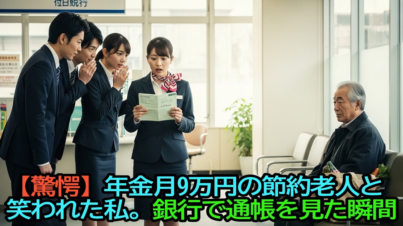 【驚愕】年金月9万円の節約老人と笑われた私。銀行で通帳を見た瞬間、親族全員が顔面蒼白…「新NISAと高配当株」で資産1億2000万円だった