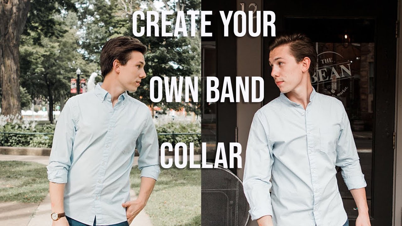 Tailor Teaches how to Covert your Old Collar to a Band Collar