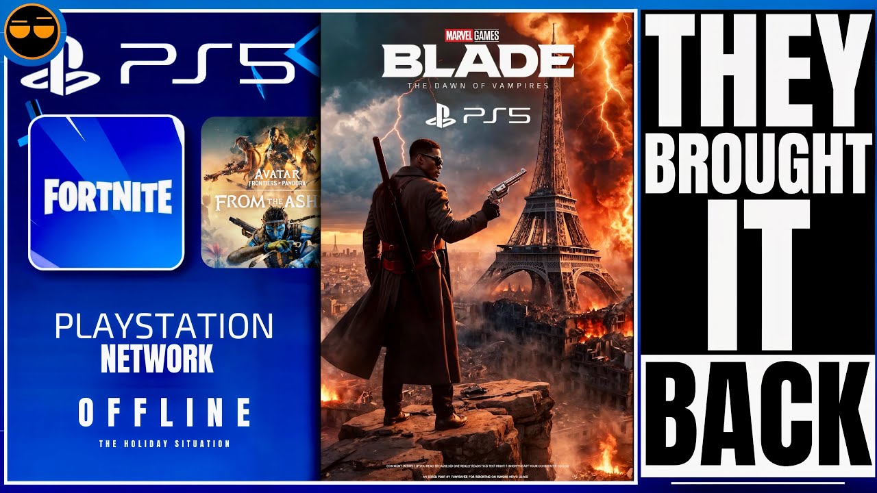 PLAYSTATION 5 - NEW MARVEL&rsquo;S BLADE PS5 UPDATE / THE PSN FORTNITE SITUATION THAT BROUGHT DOWN THE SE&hellip;
