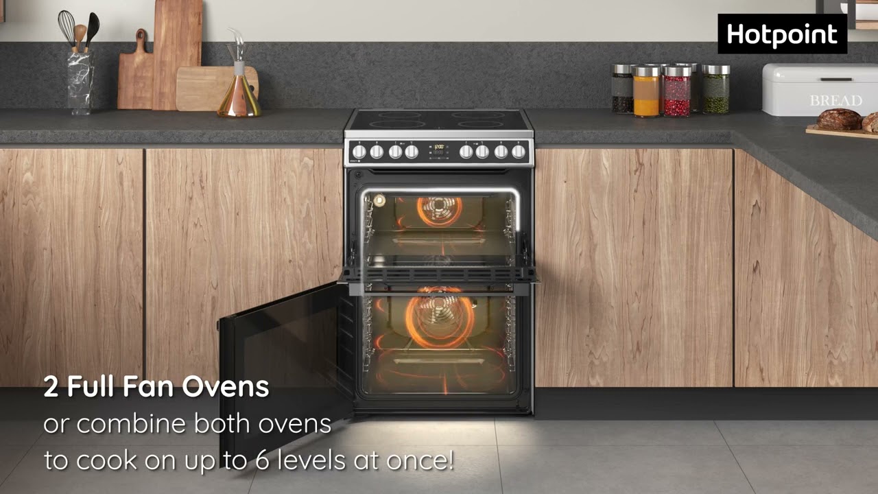 Hotpoint Freestanding Cooker | HDM67V8D2CX/UK