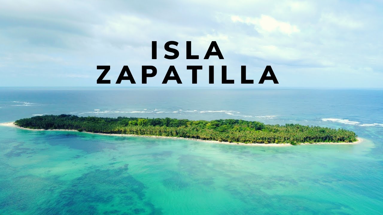 Isla Zapatilla 2019 a vista de Drone - Panam&aacute; , Bocas de Toro