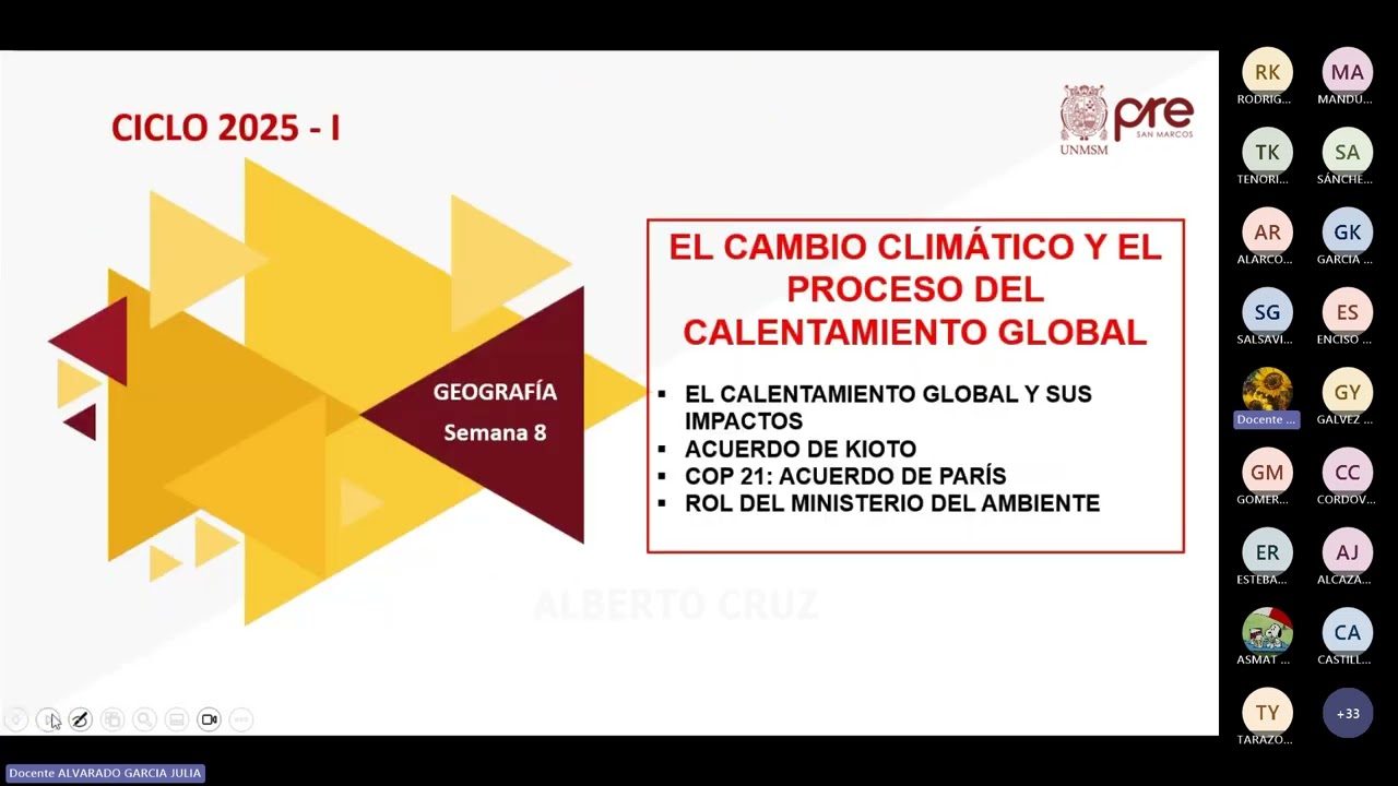 Geografía/Civica - Semana 08 - Pre San Marcos Ciclo 2025-I (Nuevo Ciclo)
