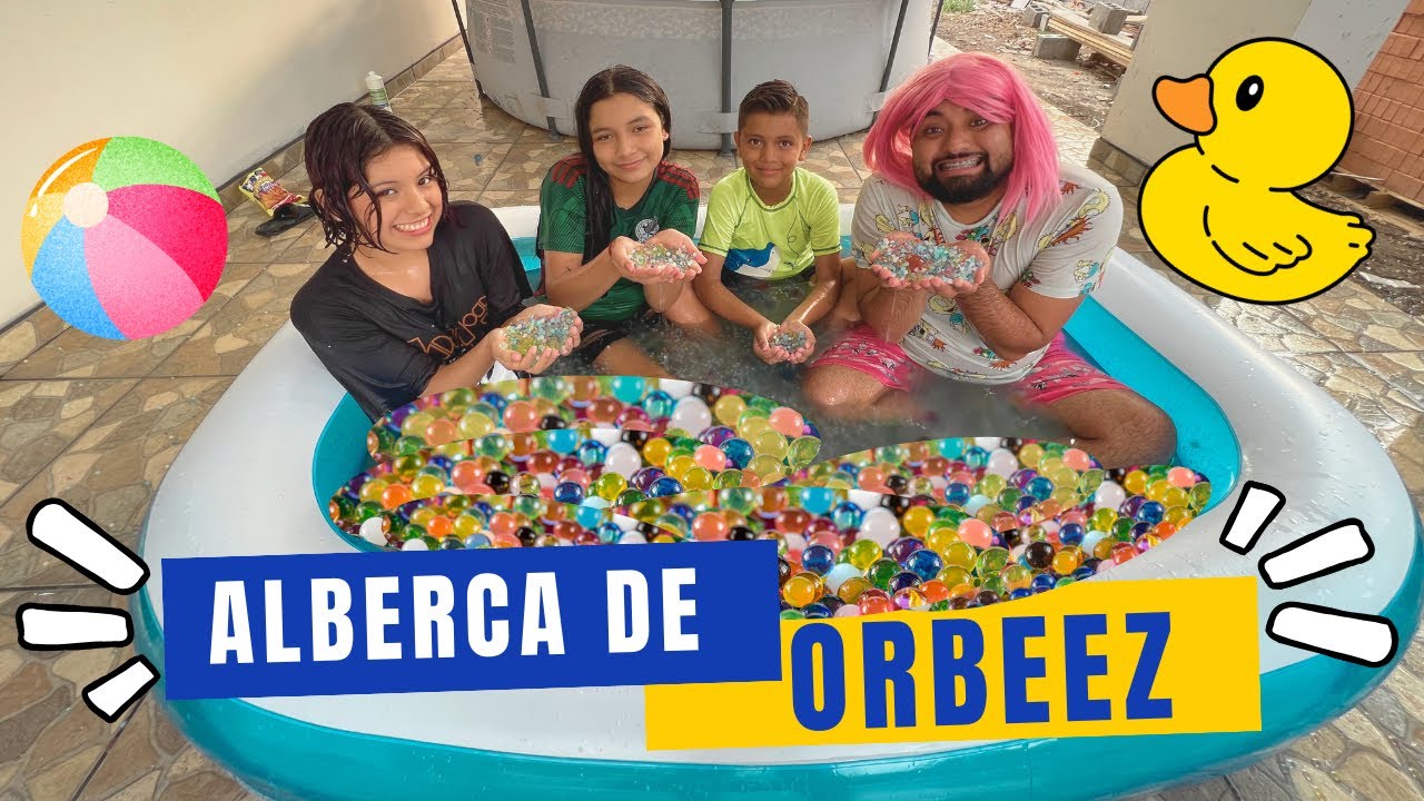 LLENAMOS UNA ALBERCA DE ORBEEZ 😱