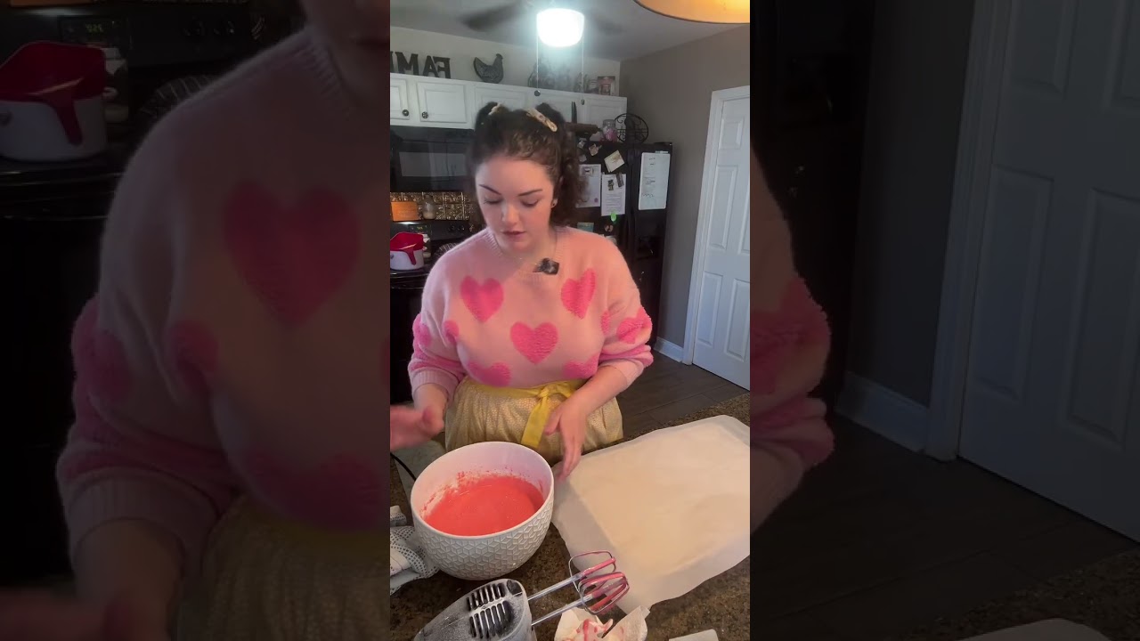 Pink Velvet Cake Roll