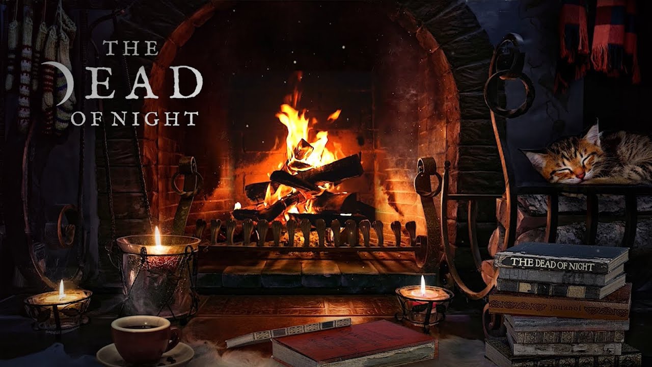 Cozy Fireplace Ambience 🔥☕️📚 | Fireside Reading | Fire ASMR for Sleep, Study & Relaxation