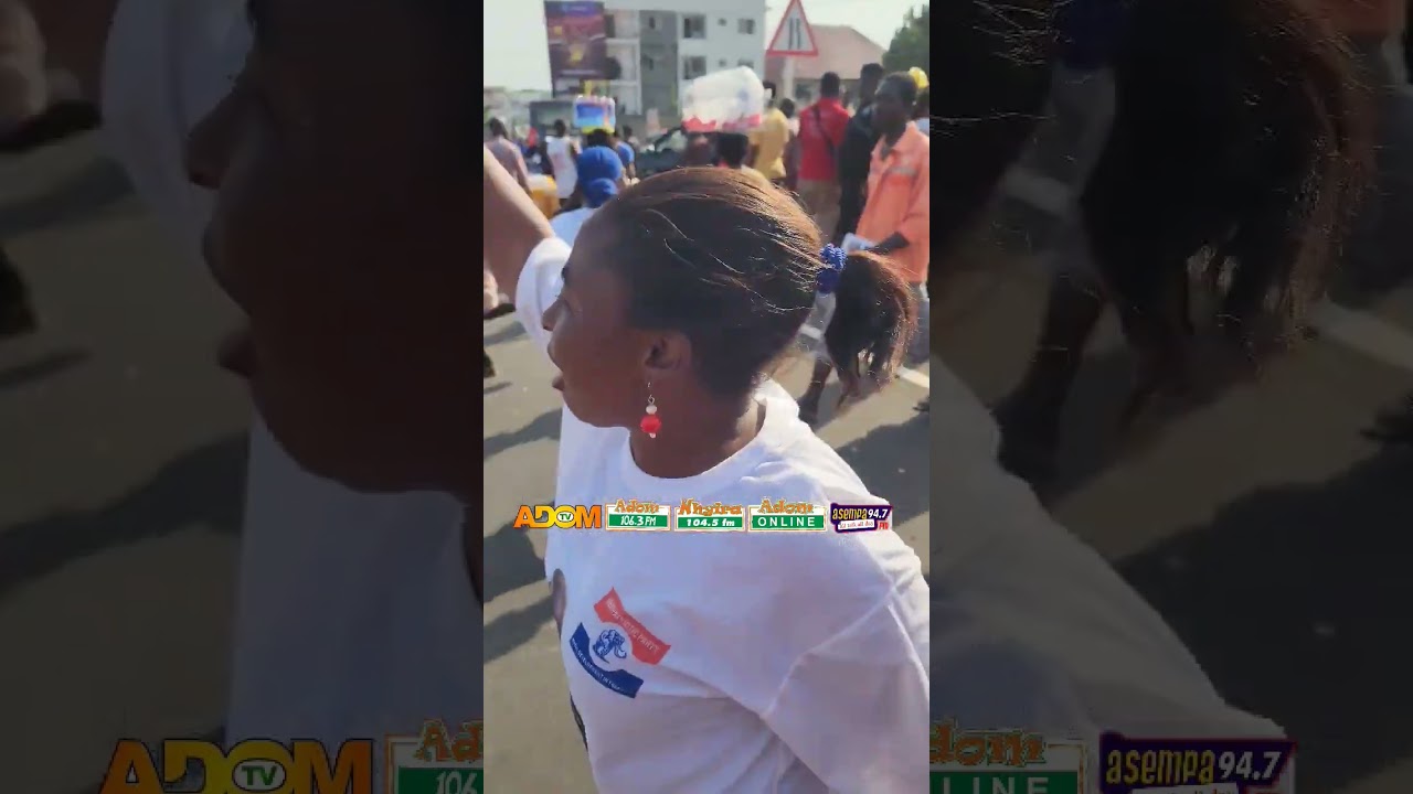The euphoria at Flower Pot after Akufo-Addo commissions flyover#AdomTV