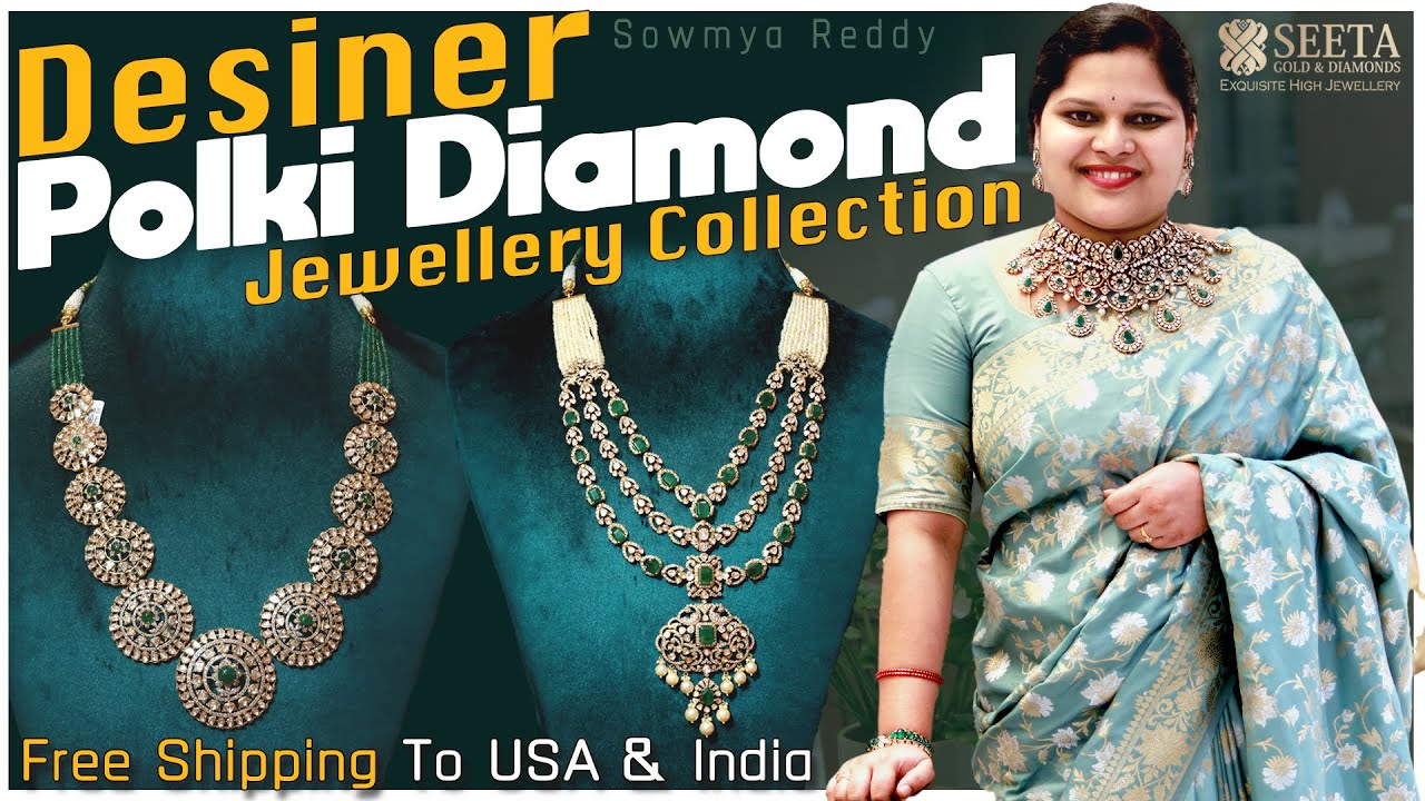Designer Polki Diamond jewellery with price | Polki necklace | diamond jewellery | Telangana pilla