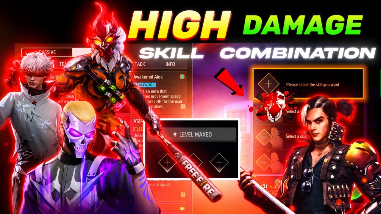 10 June 2026 🔥 HIGH DAMAGE SKILL COMBINATION | Best Character Skill for BR rank