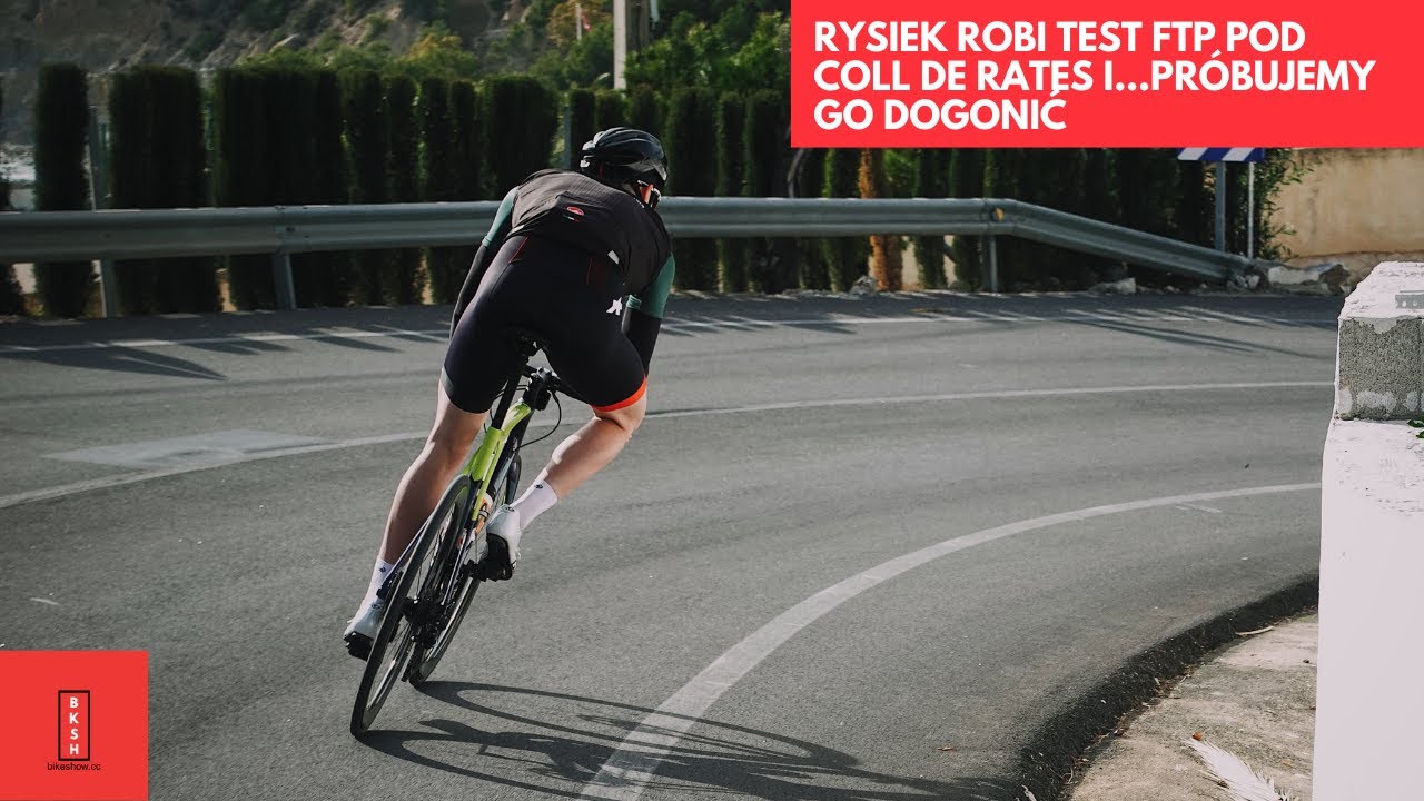 Rico robi test FTP pod Coll de Rates, a ja pr&oacute;buję to nagrać🤖🤖