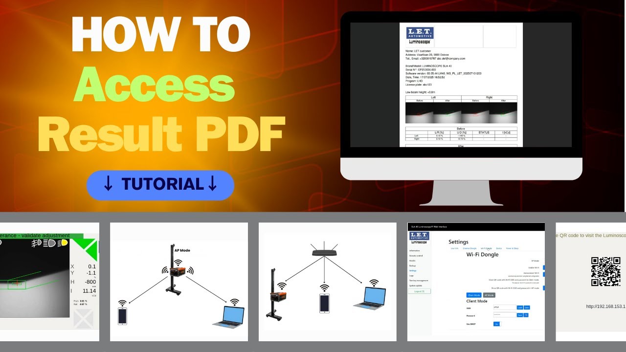 How to Access Measurement Results PDF | Luminoscope® Tutorial