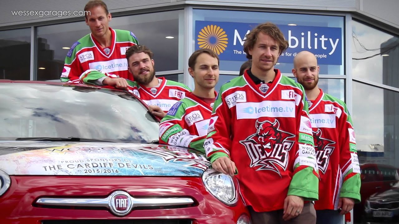 The Cardiff Devils Ice Hockey Team - New Cars for the 2015/16 Season