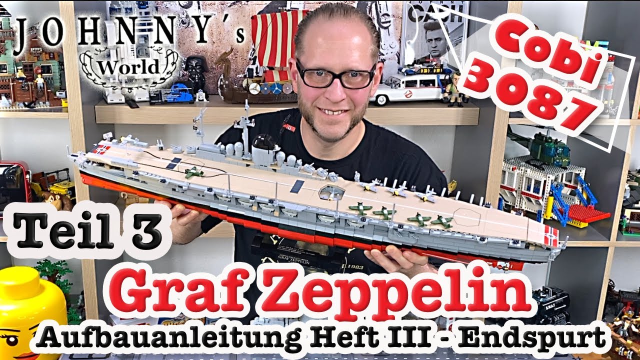 Teil 3: Cobi 3087 Graf Zeppelin Flugzeugträger Limited Edition - Endspurt... und Fazit
