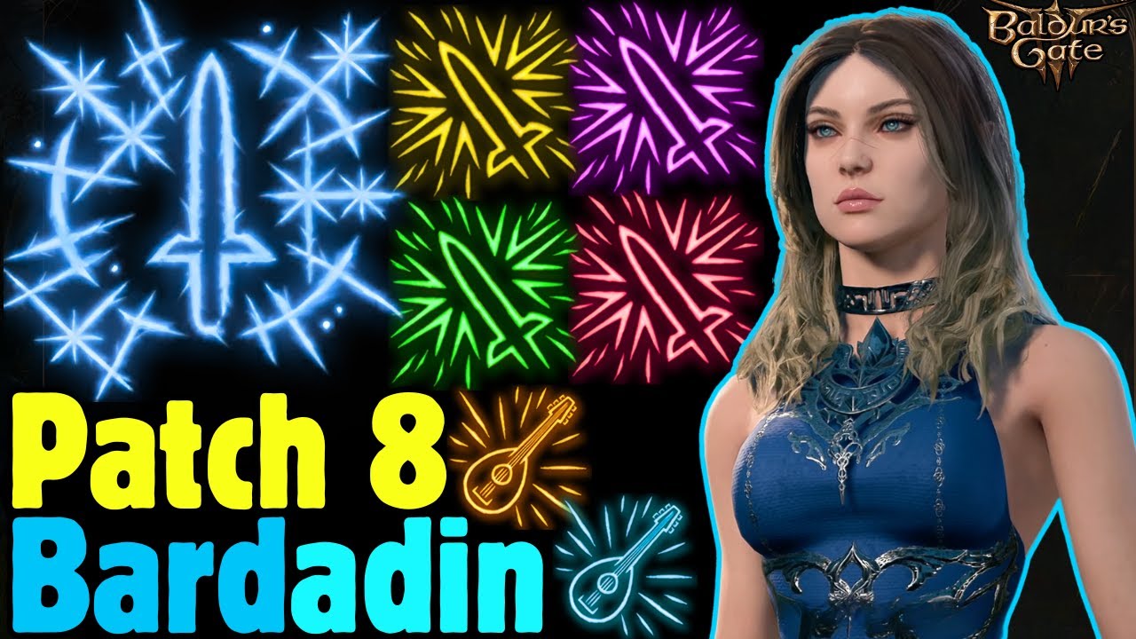 MOST OP Paladin Sword Bard Build in Baldur's Gate 3 Patch 8