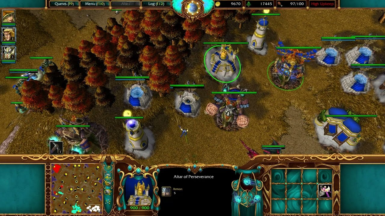 High Elf Remnant: Warcraft 3 Custom Fracture/Altered Melee Showcase