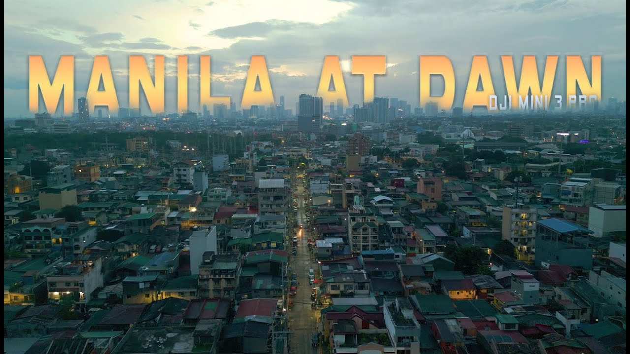 Manila at Dawn | Stunning Cinematic Drone Shot of the City